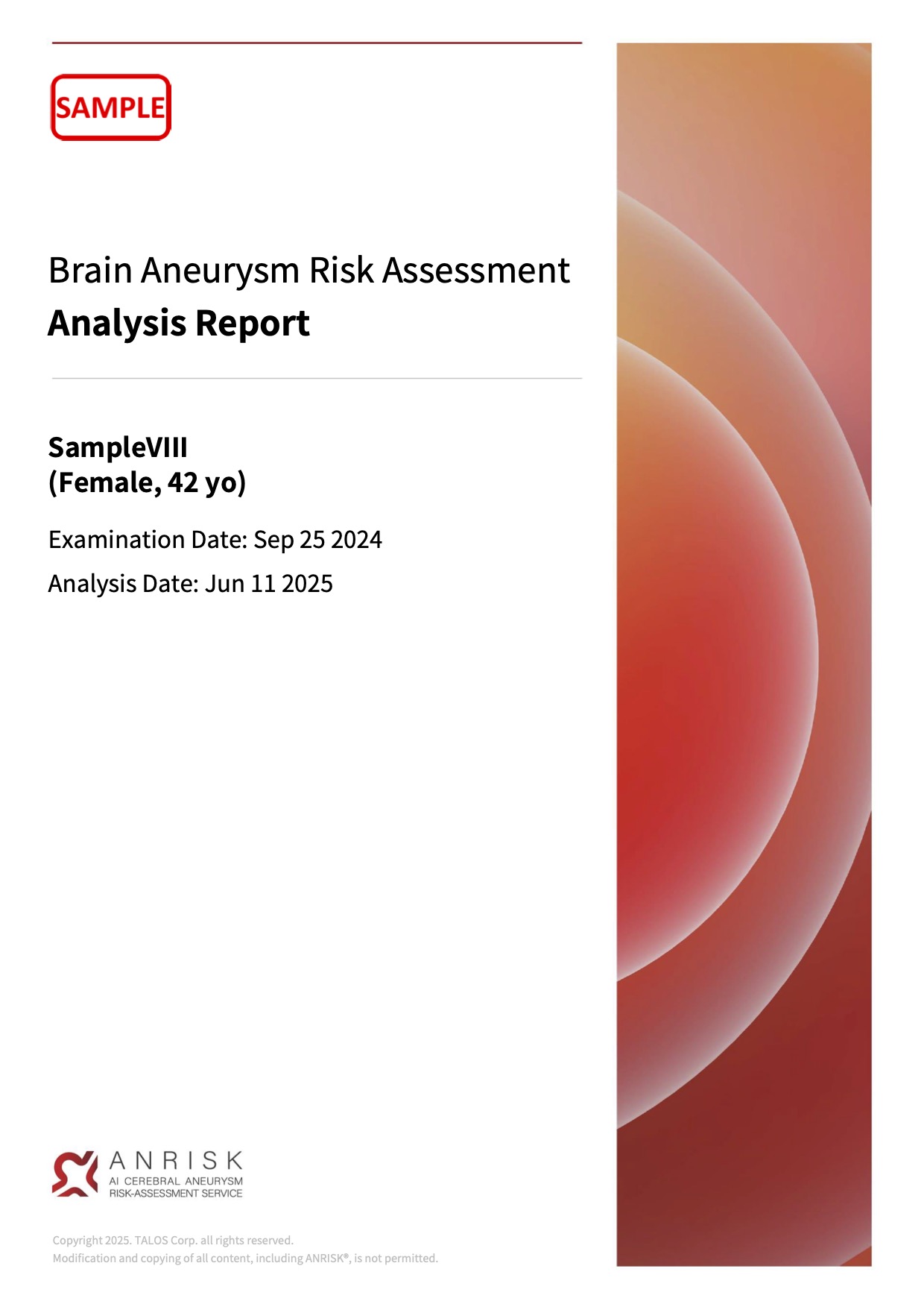 ANRISK® Sample Report 8_cover